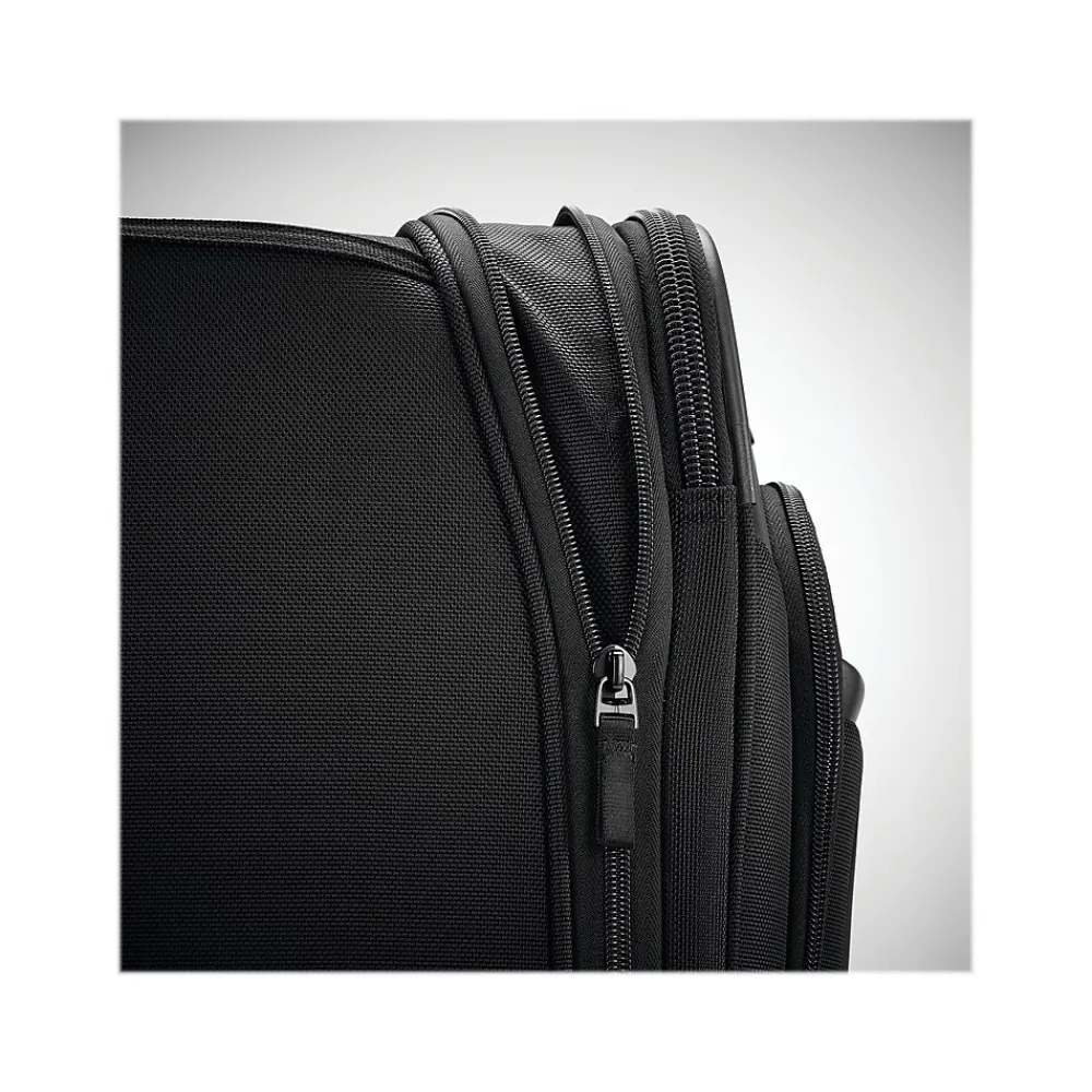 22.4" Carry-On Suitcase, 4-Wheeled Spinner, TSA Checkpoint Friendly, Black (127373-1041)<Samsonite New