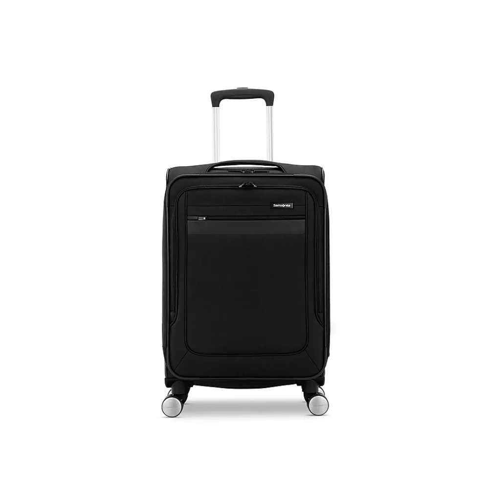 Ascella 3.0 23.75" Carry-On Suitcase, 4-Wheeled Spinner, Black (145053-1041)<Samsonite Best