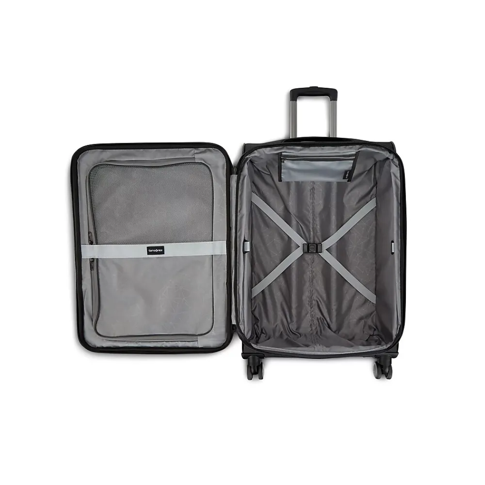 Ascella 3.0 23.75" Carry-On Suitcase, 4-Wheeled Spinner, Black (145053-1041)<Samsonite Discount