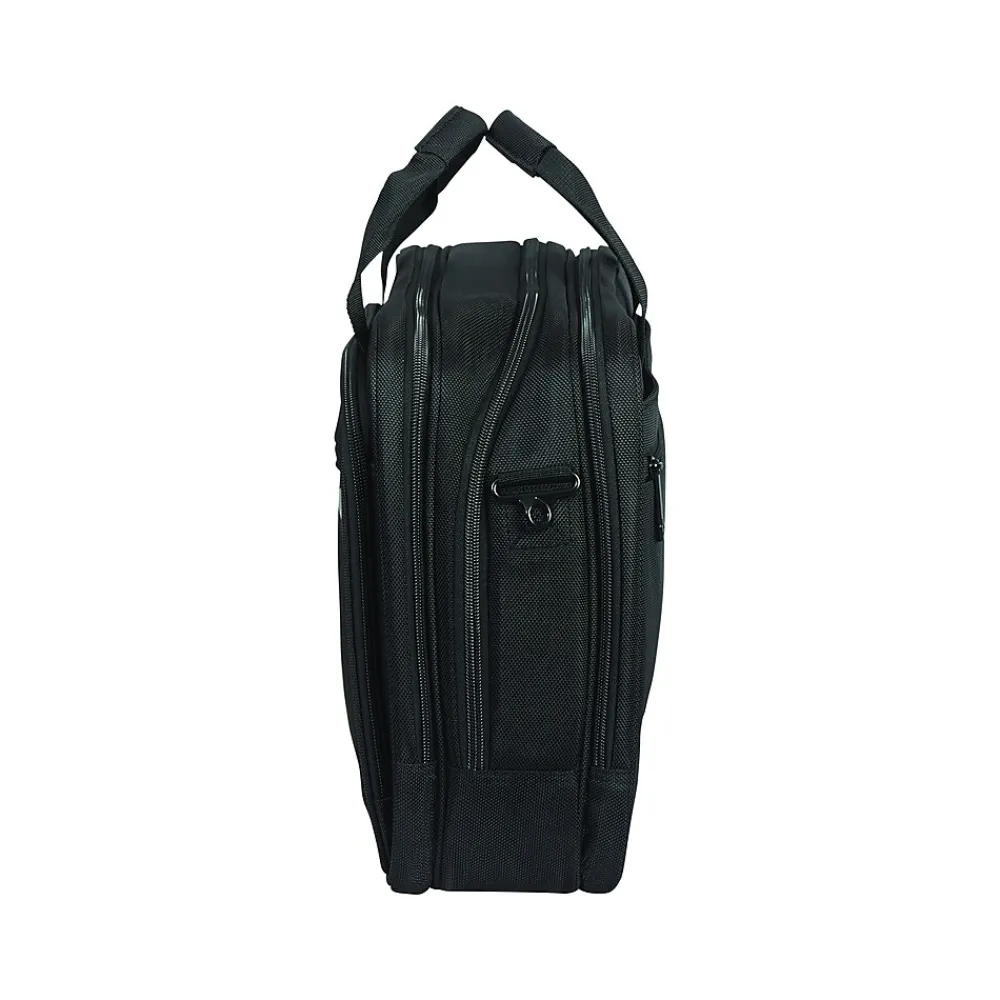 Classic Business 2.0 Laptop Briefcase, Black Polyester (144294-1041)<Samsonite Outlet