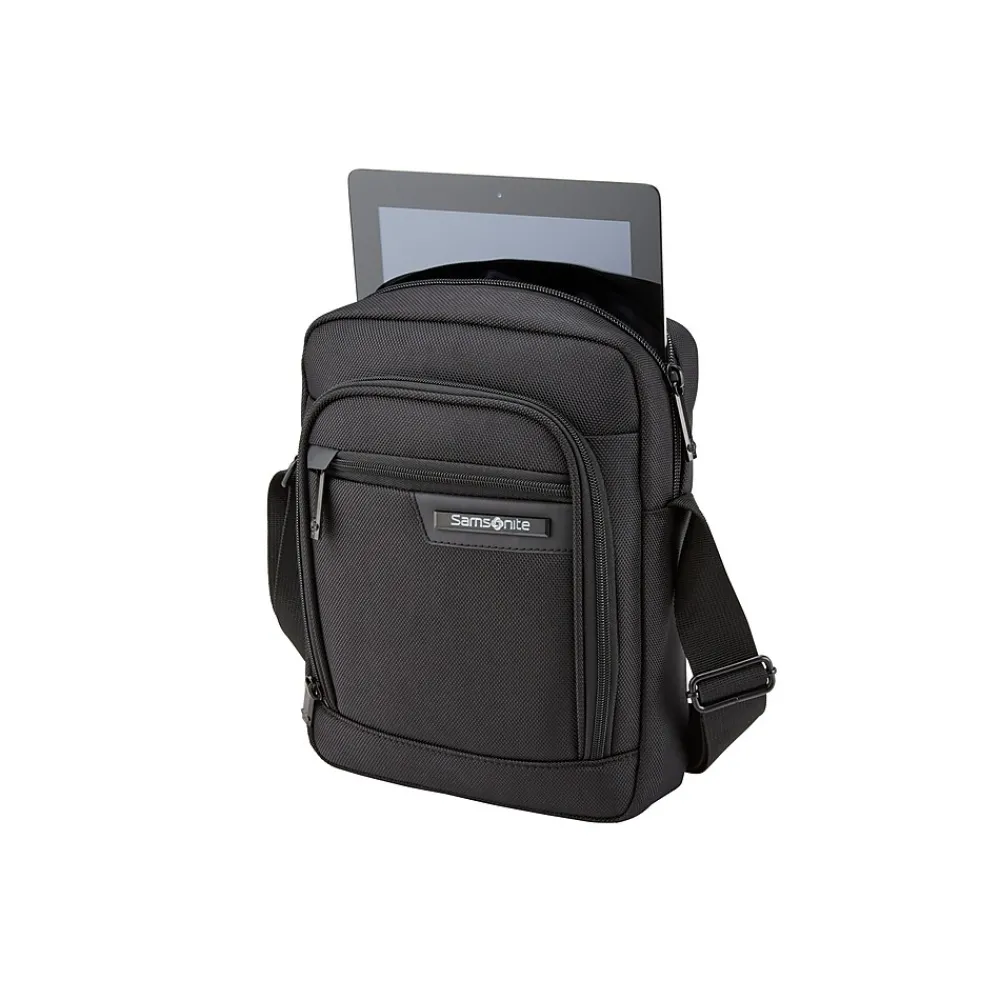 Classic Business 2.0 Polyester Cross-Body Messenger Bag, Black (141275-1041)<Samsonite