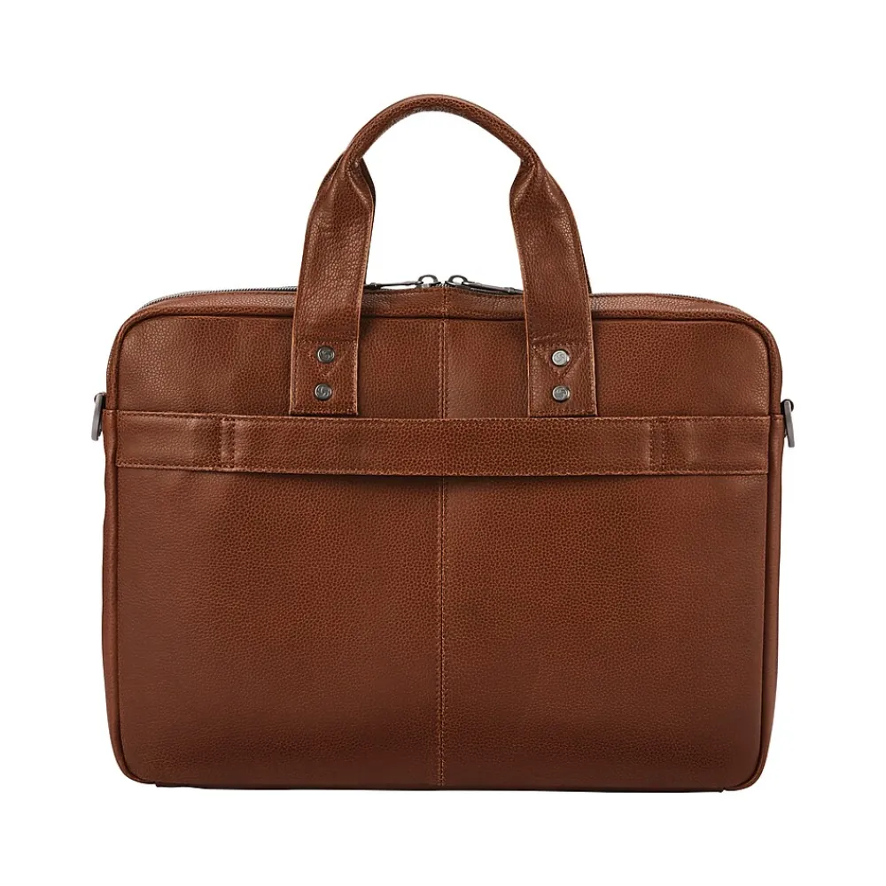 Classic Leather Slim Briefcase, Cognac (126038-1221)<Samsonite
