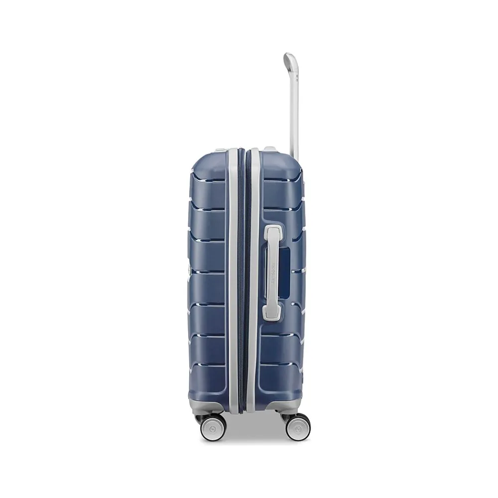 Freeform 21.25" Hardside Carry-On Suitcase, 4-Wheeled Spinner, TSA Checkpoint Friendly, Navy (78255-1596)<Samsonite Outlet