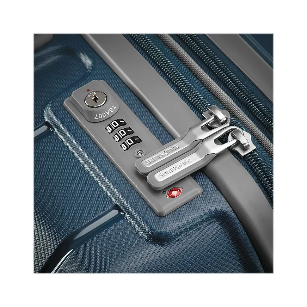 Freeform 21.25" Hardside Carry-On Suitcase, 4-Wheeled Spinner, TSA Checkpoint Friendly, Navy (78255-1596)<Samsonite Outlet