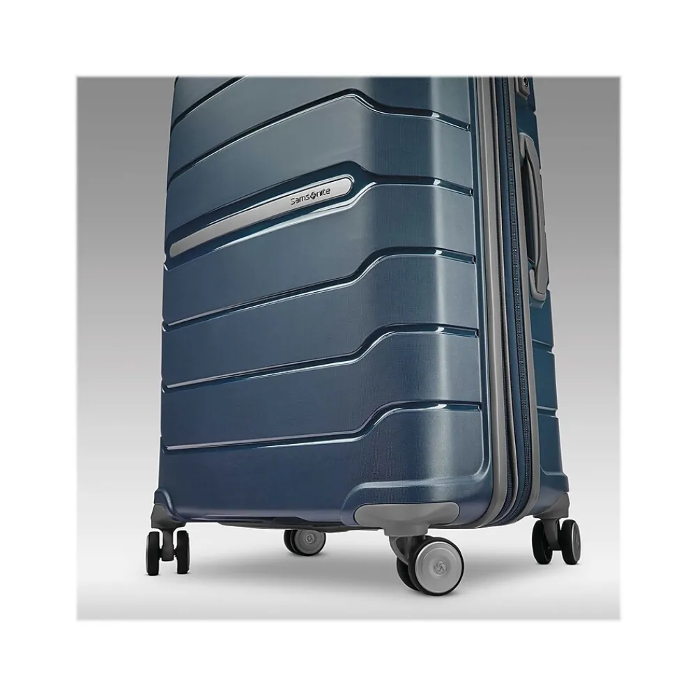 Freeform 21.25" Hardside Carry-On Suitcase, 4-Wheeled Spinner, TSA Checkpoint Friendly, Navy (78255-1596)<Samsonite Outlet