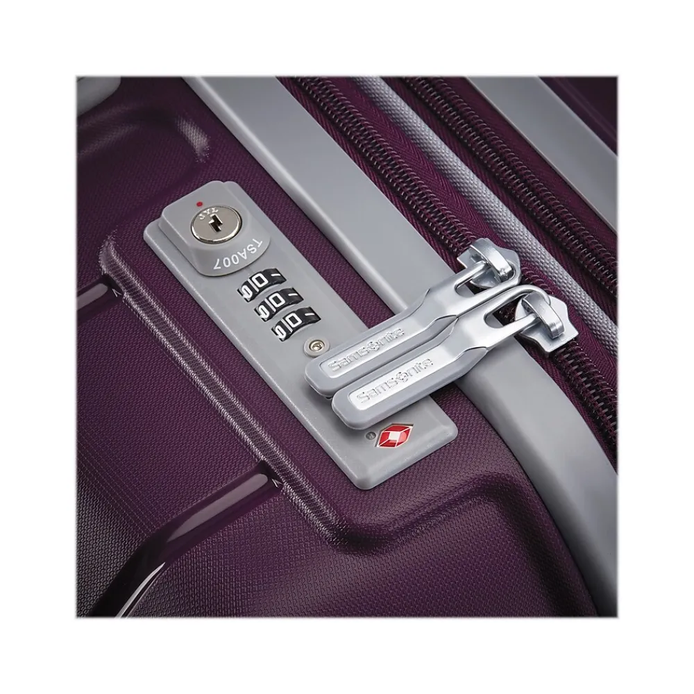 Freeform 21.25" Hardside Carry-On Suitcase, 4-Wheeled Spinner, TSA Checkpoint Friendly, Amethyst Purple (78255-B170)<Samsonite Online