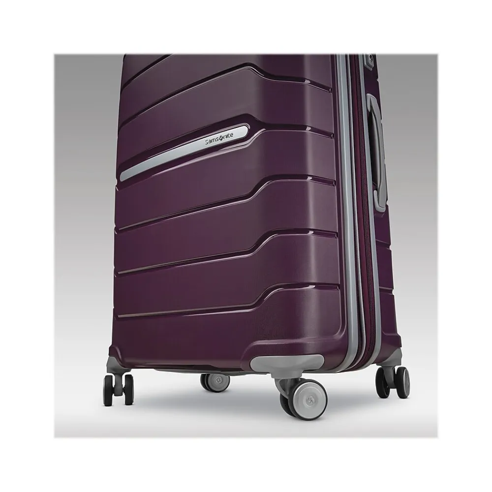 Freeform 21.25" Hardside Carry-On Suitcase, 4-Wheeled Spinner, TSA Checkpoint Friendly, Amethyst Purple (78255-B170)<Samsonite Online