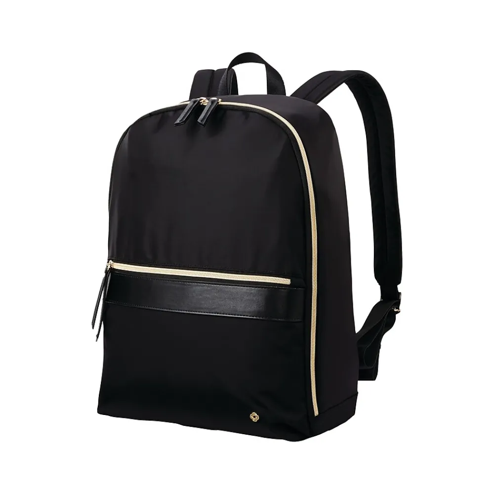 Mobile Solution Essential Laptop Backpack, Black Nylon (128170-1041)<Samsonite New