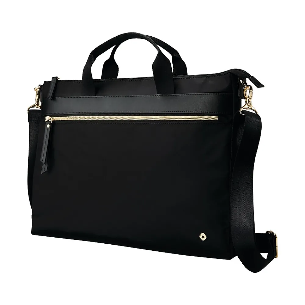 Mobile Solution Laptop Briefcase, Black Nylon (127498-1041)<Samsonite Sale