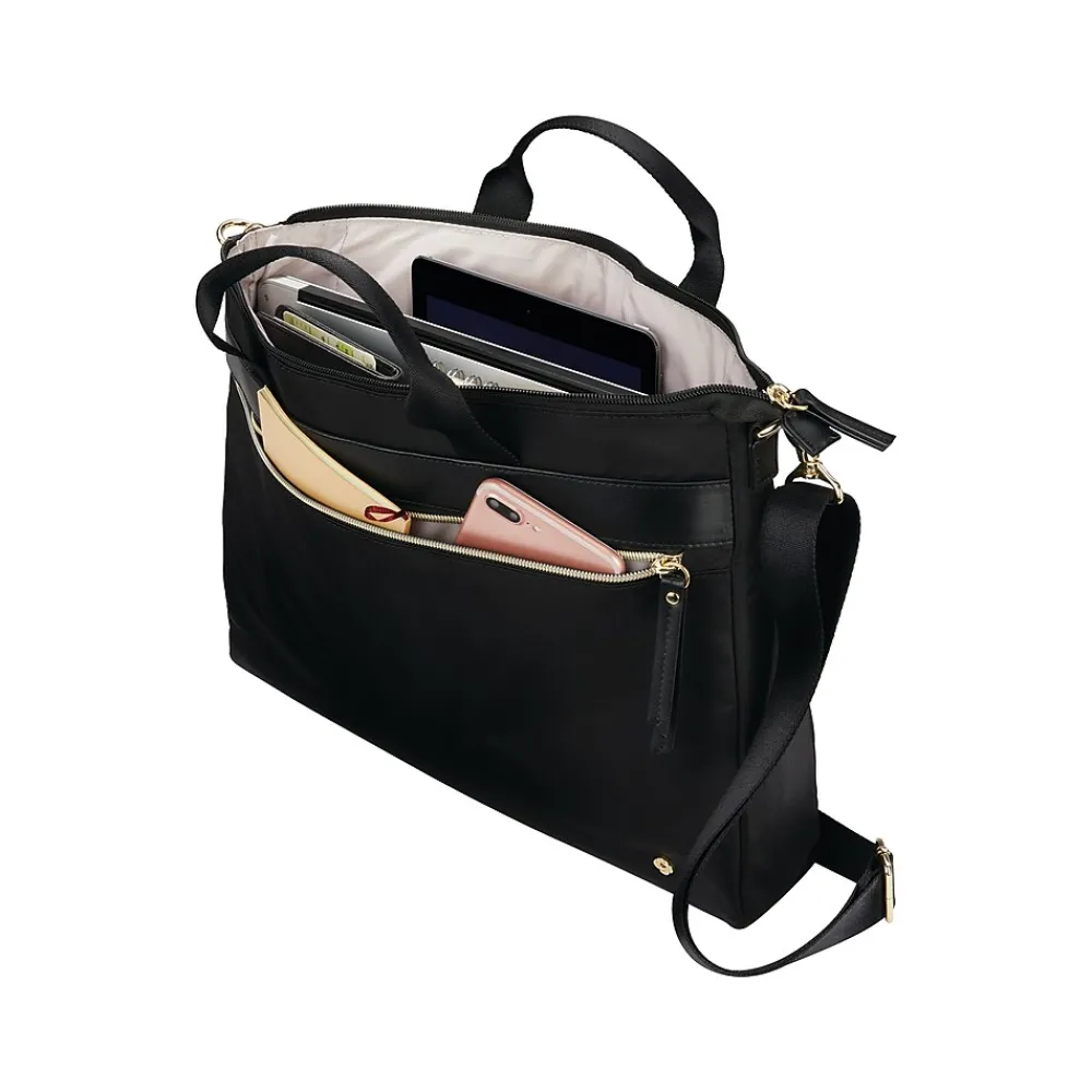 Mobile Solution Laptop Briefcase, Black Nylon (127498-1041)<Samsonite Sale