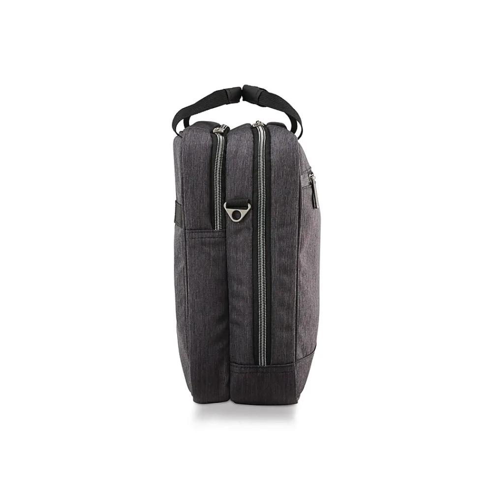 Modern Utility Polyester Laptop Briefcase, Charcoal (126442-5794)<Samsonite New