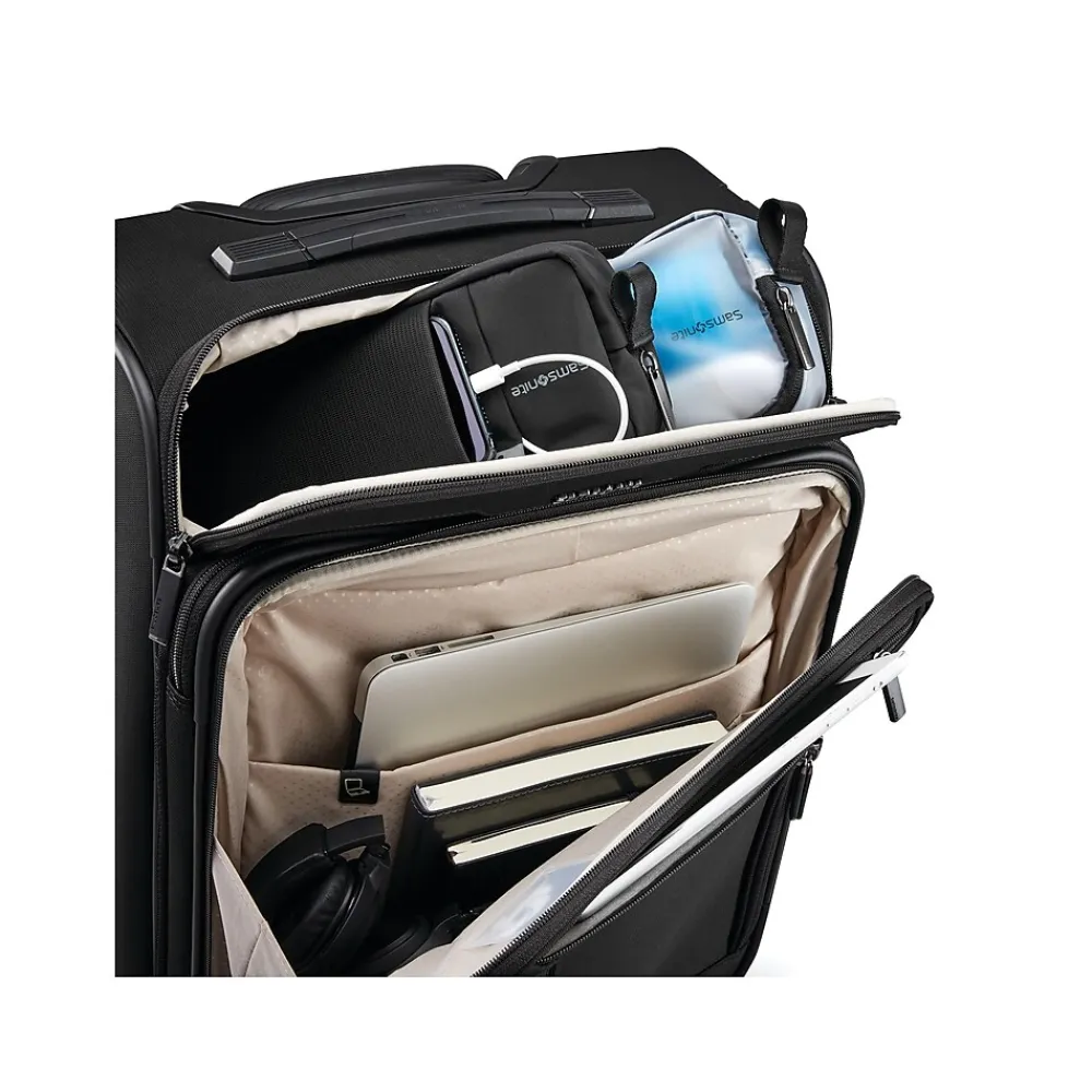 Silhouette 17 23" Carry-On Suitcase, 4-Wheeled Spinner, Black (139016-1041)<Samsonite Outlet
