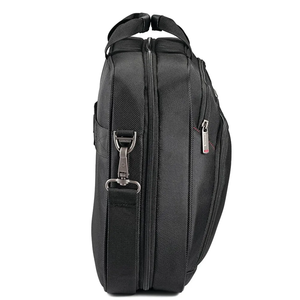 Xenon 3.0 Polyester Briefcase, Laptop Compatible, Black (89436-1041)<Samsonite New