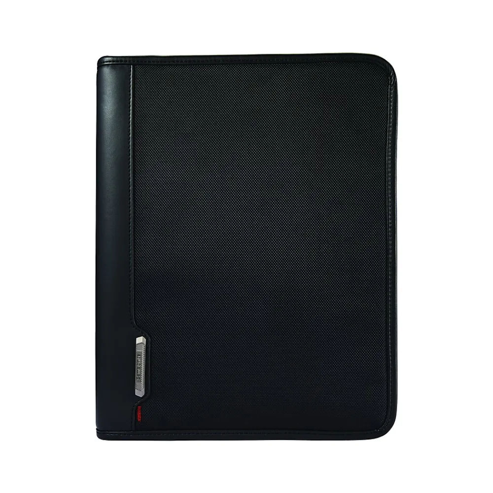 Xenon Business Fabric Padfolio with Zipper Closure, Black (116466-1041)<Samsonite New