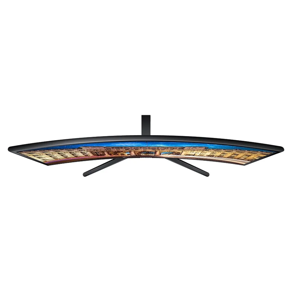 Sale Samsung CF396 Series 24" Curved LED Monitor, High Glossy Black (LC24F396FHNXZA)