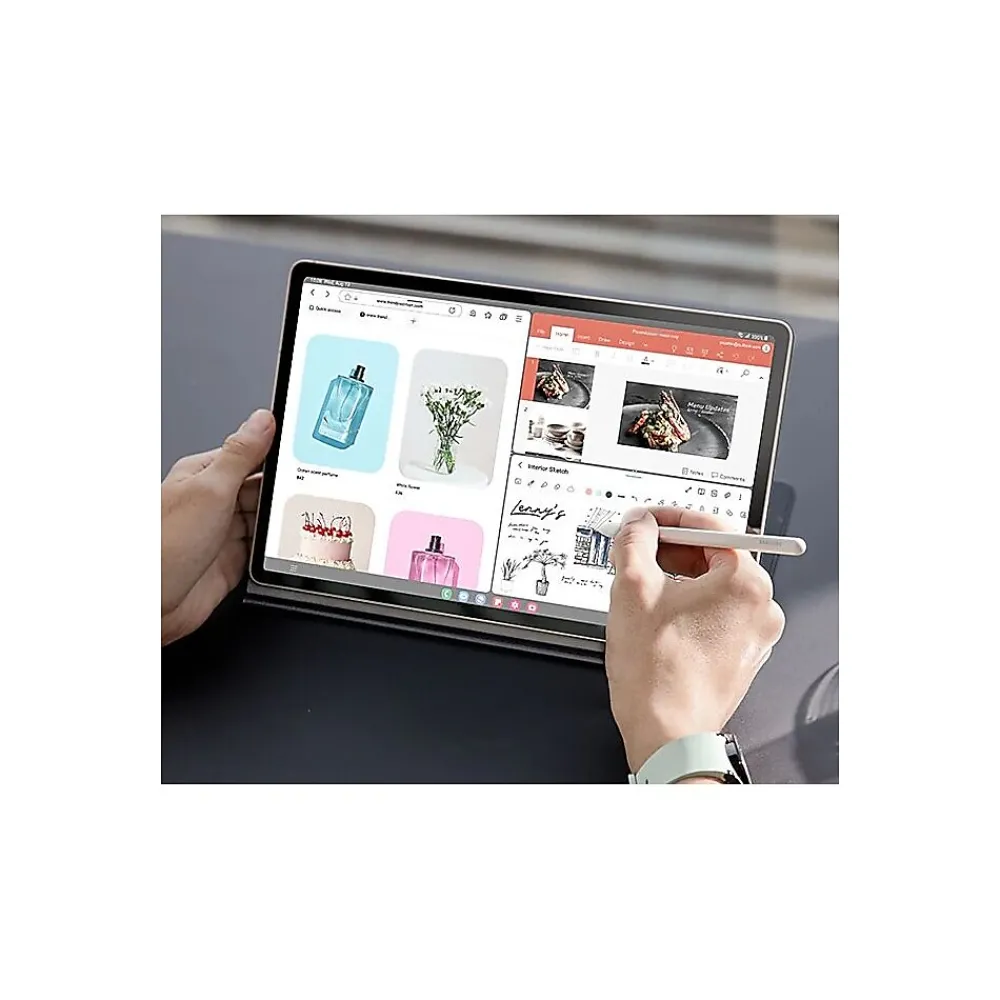 Galaxy Tab S9 FE+ Galaxy Tab 12.4" Tablet with S-Pen, WiFi, 128GB, Android, Gray (SM-X610NZAAXAR)<Samsung Best