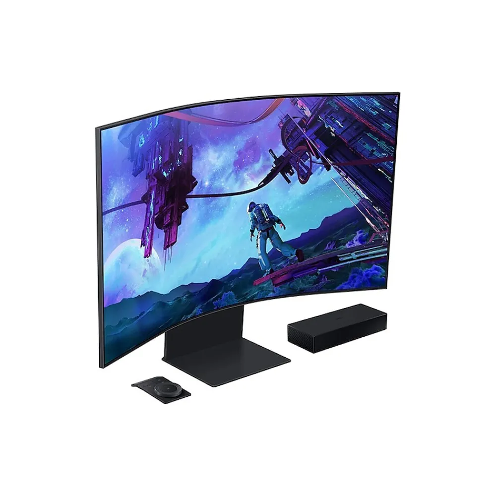 Outlet Samsung Odyssey Ark 2nd Gen. 55" Curved 4K Ultra HD 165Hz QLED Gaming Monitor, Black (LS55CG970NNXGO)