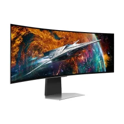Sale Samsung Odyssey G9 49" Curved 240Hz OLED Gaming Monitor, Silver (LS49CG954SNXZA)