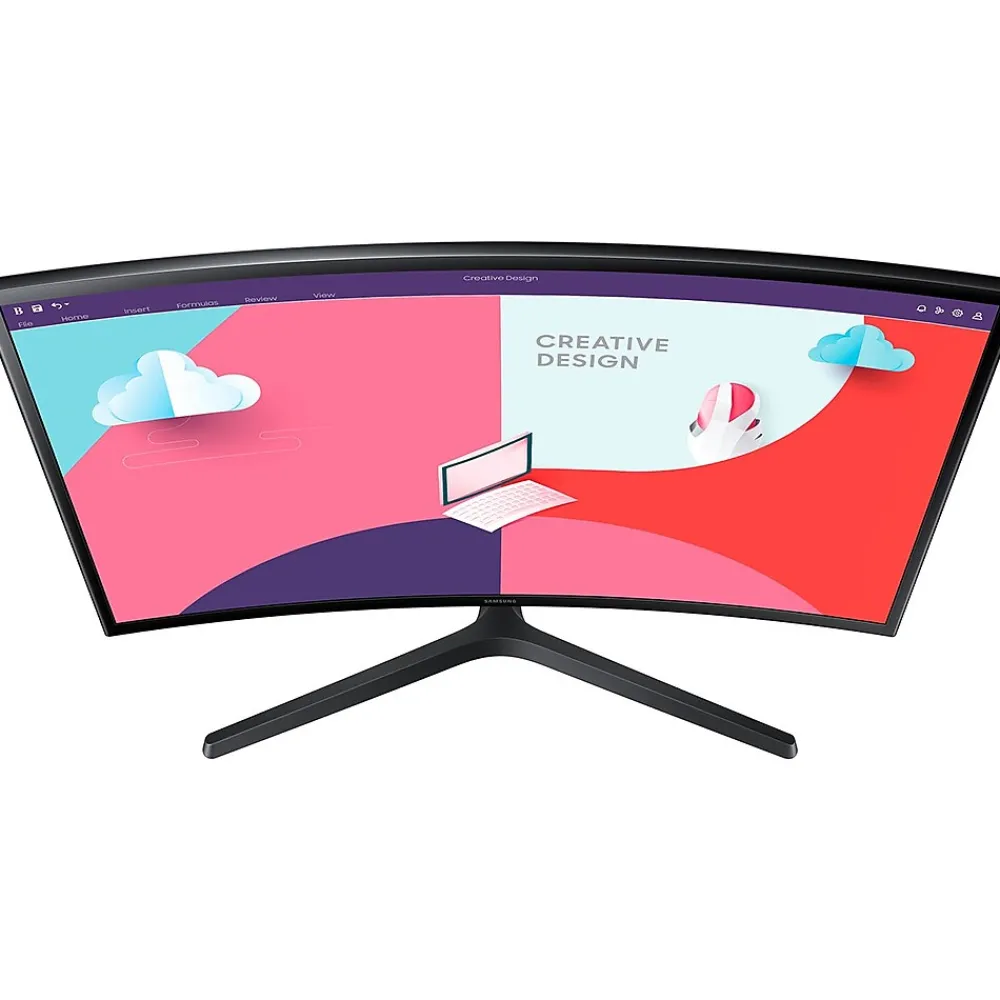 Samsung S36C 24" Curved LED Monitor, Black (LS24C368EANXZA)