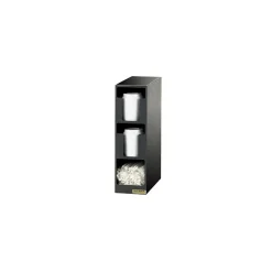 San Jamar 3-Section EZ-Fit® Lid/Straw Dispenser (L2202)