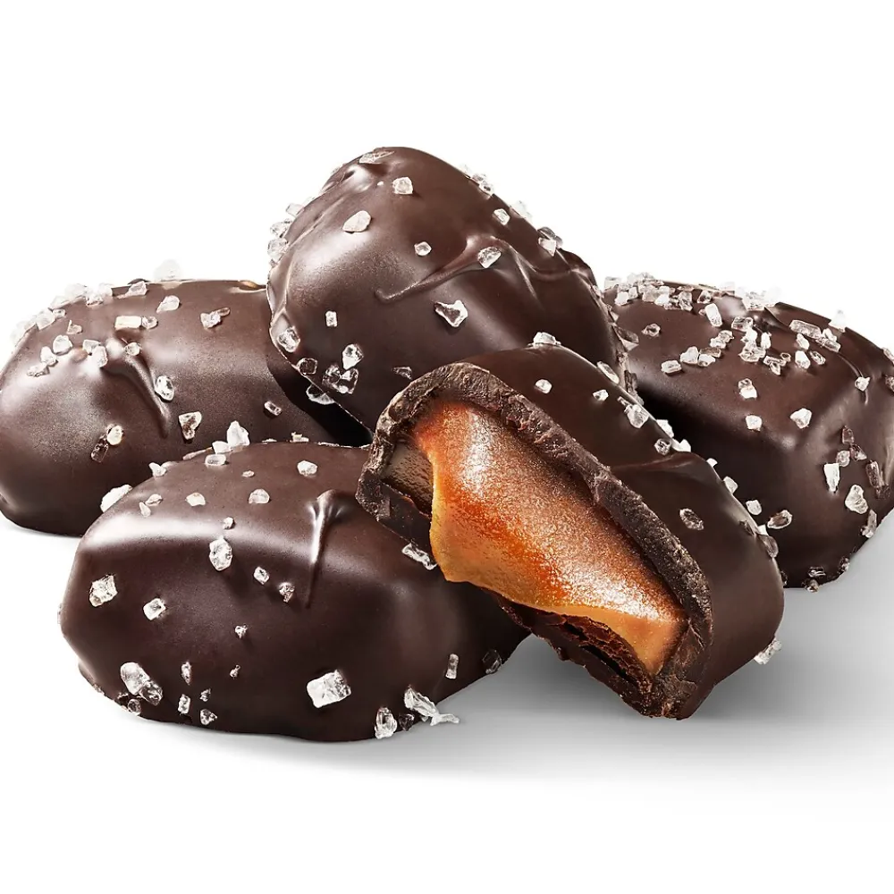 Sanders Small Batch Wonders Dark Chocolate Sea Salt Caramels, 18 oz. (KAR30854)