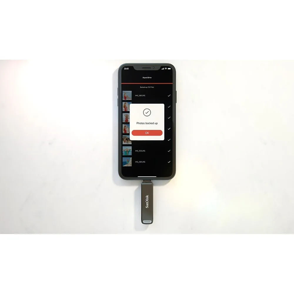 SanDisk Dual Phone 256GB USB 3.2 Type-C/Lightning Flash Drive, Black (SDIX70N-256G-AG6NE)