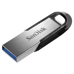 Hot SanDisk Ultra Flair 128GB USB 3.0 Type A Flash Drive, Silver (SDCZ73-128G-A46)