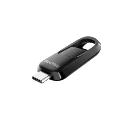 Outlet SanDisk Ultra Slider 64GB USB 3.2 Type-C Flash Drive, Black (SDCZ480-064G-A46)