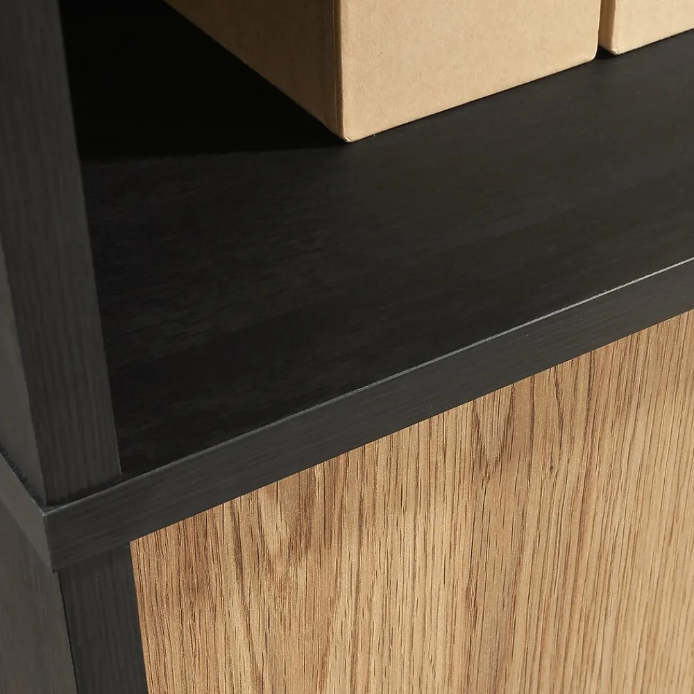 Bookcases*Sauder Acadia Way 69"H 5-Shelf Bookcase, Raven Oak (430754)