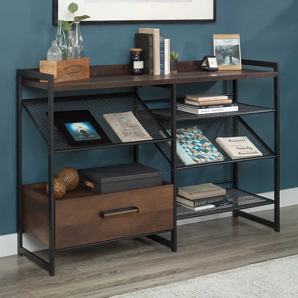 Bookcases*Sauder Briarbrook 36"H Bookcase, Barrel Oak (430266)