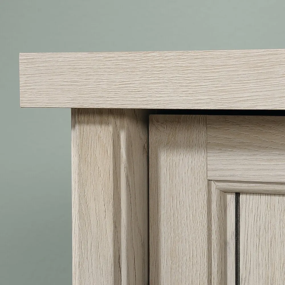 Storage Cabinets*Sauder Costa 30"H Storage Credenza with 3 Shelves, Chalked Chestnut (419959)