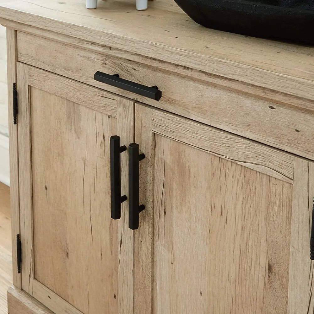 Storage Cabinets*Sauder Mason Peak 30"H Storage Cabinet with 2 Shelves, Prime Oak (427835)