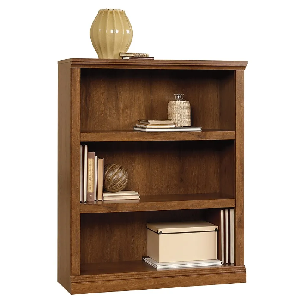 Bookcases*Sauder Select 44"H 3-Shelf Bookcase, Oiled Oak (410372)