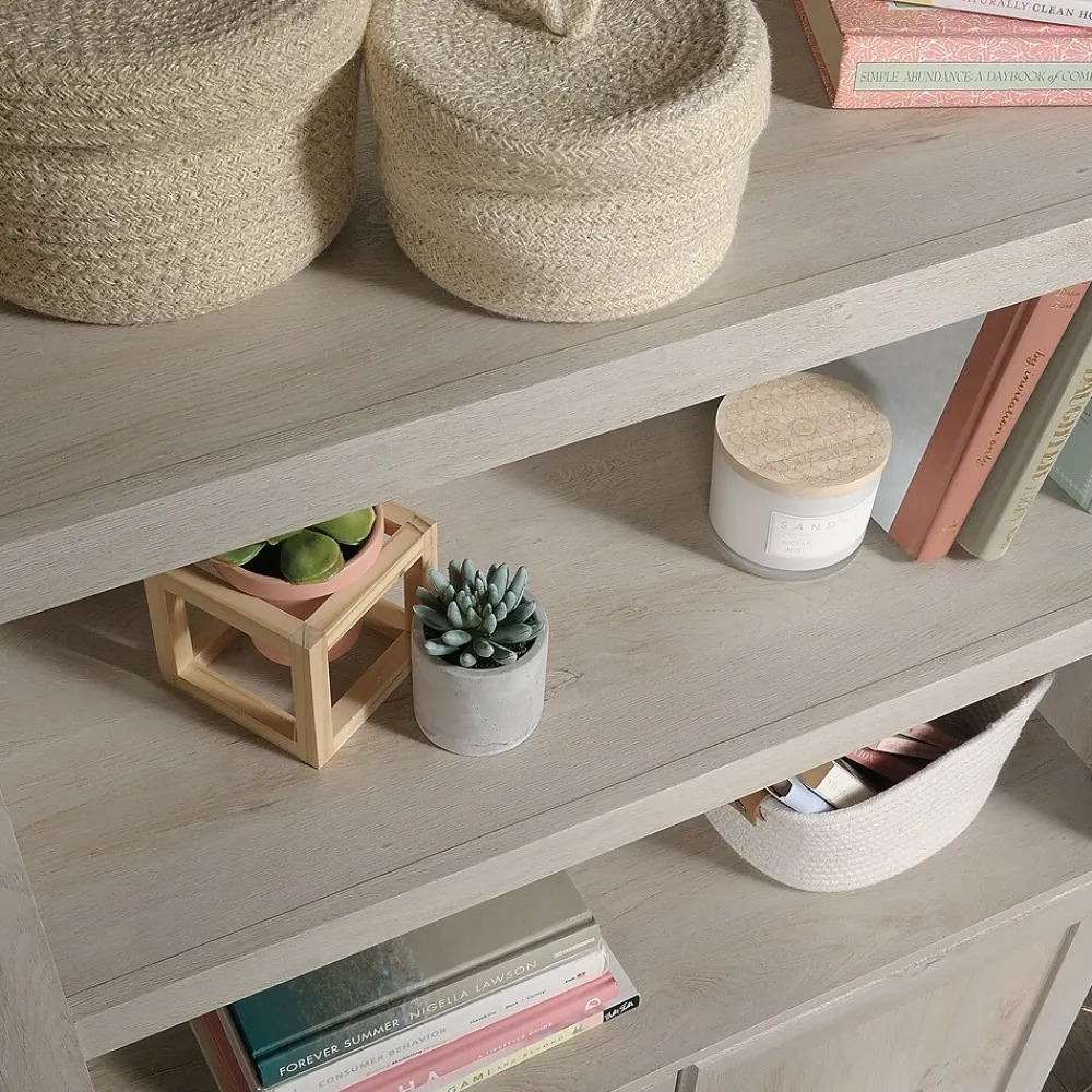 Bookcases*Sauder Select 70"H 5-Shelf Bookcase, Chalked Chestnut (426310)