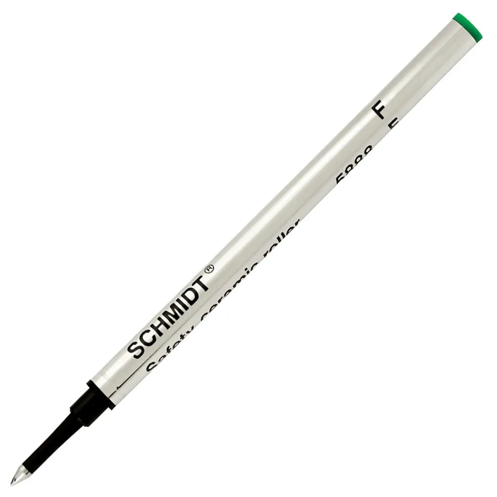 Pens|Schmidt Ink Schmidt 888 Safety Ceramic Rollerball Metal Tube Refill, Fits Universal Pens, Fine, Red, 2 Pack (SC58102)