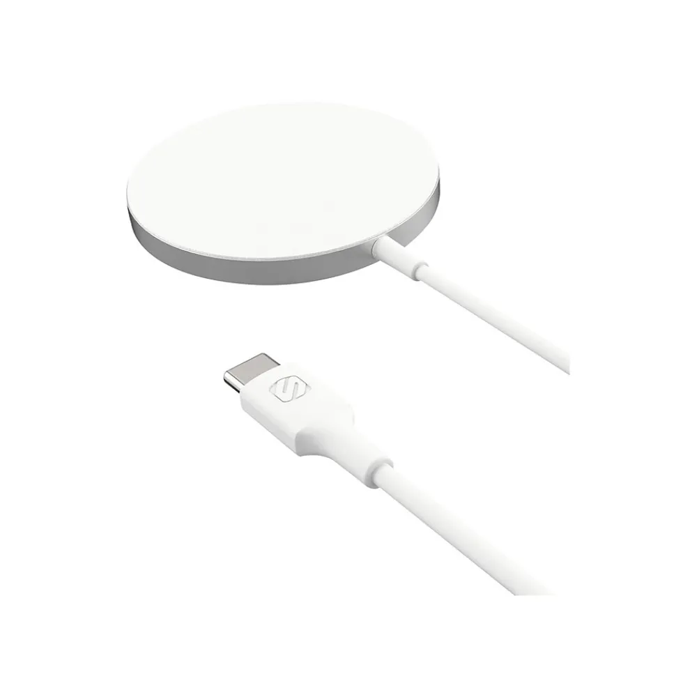 MagSafe Wireless Charger for Qi Devices, White (MSQPWT-SP)<scosche New