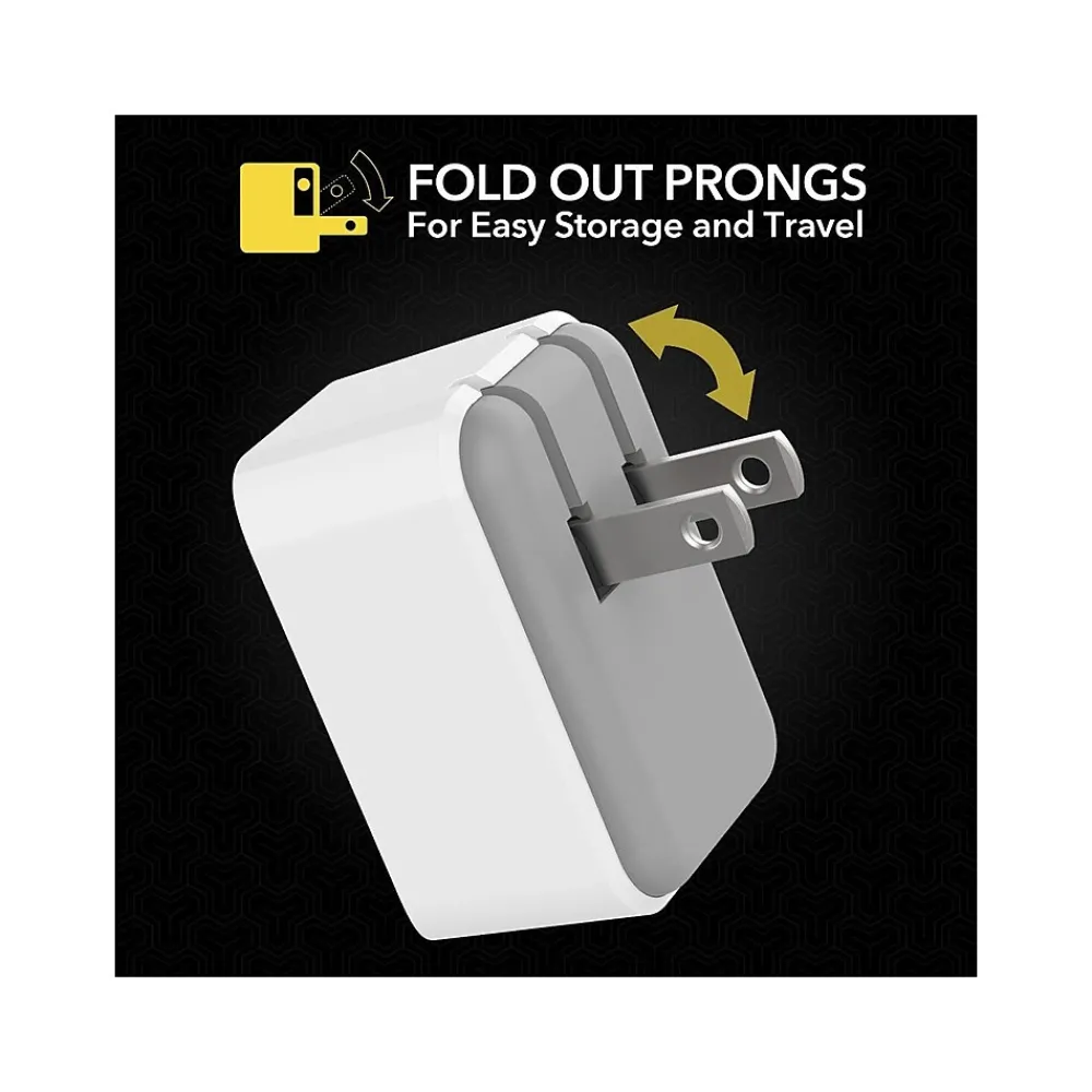 PowerVolt PD35 USB Type-C Wall Charger, White (HPDCC35WT-SP)<scosche