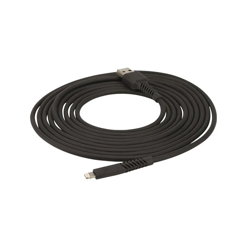 StrikeLine HD Lightning USB Cable for iPhone/iPad/iPod Touch, Black (HDI310I)<scosche New