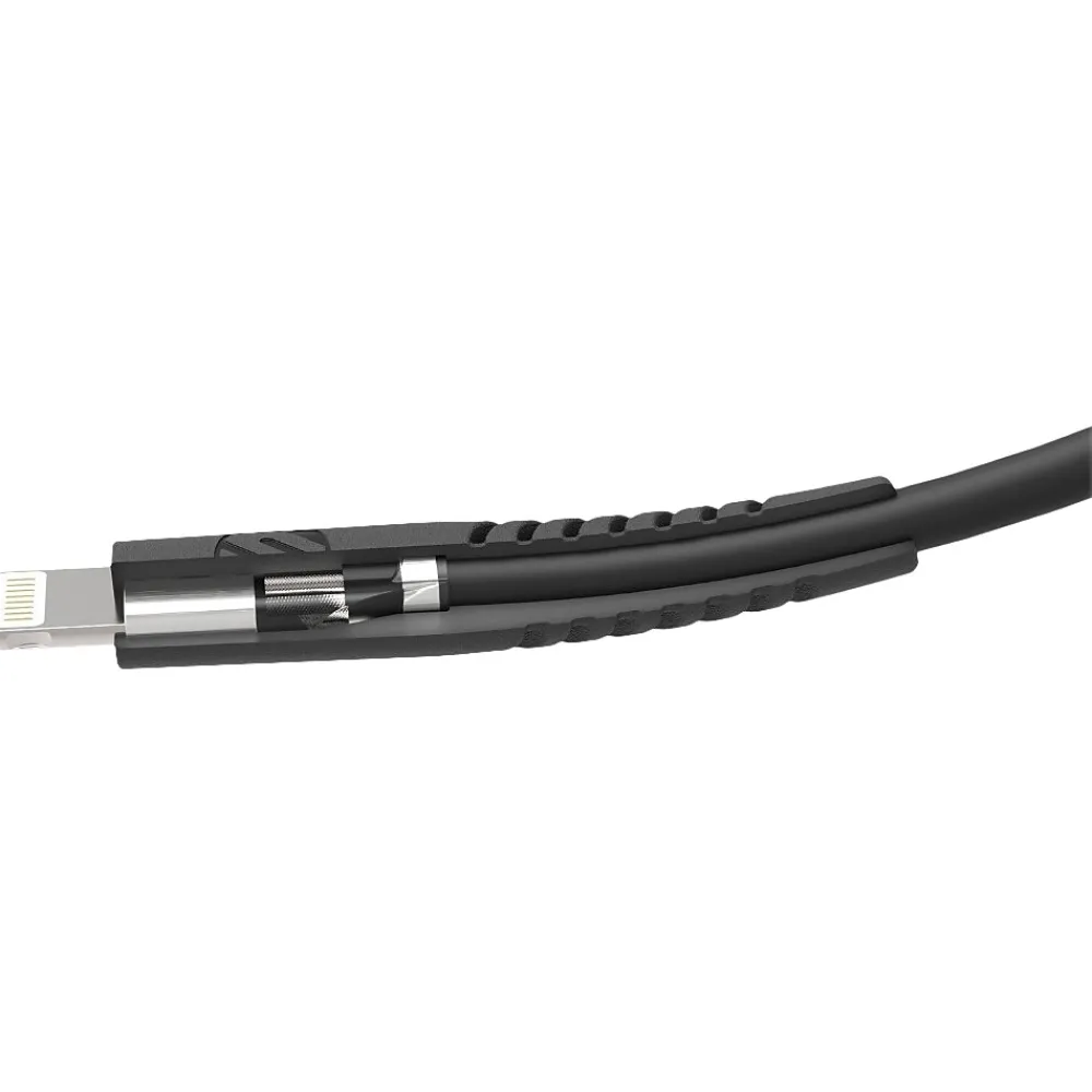 StrikeLine HD Lightning USB Cable for iPhone/iPad/iPod Touch, Black (HDI310I)<scosche New