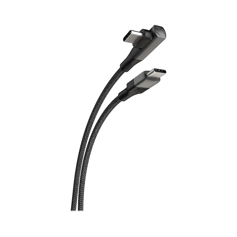 scosche StrikeLine Premium 6' USB Type-C Cable, Black (CCBRA6-SP)