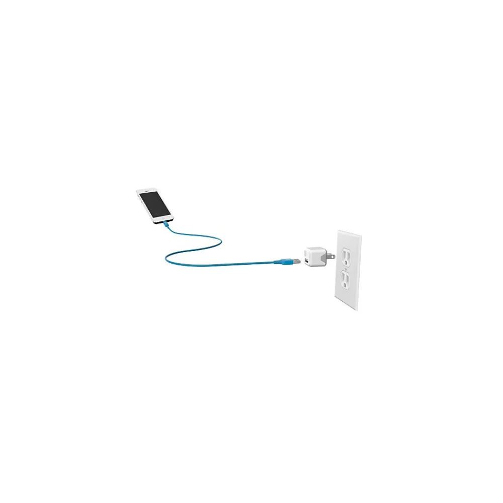 SuperCUBE 12W USB Wall Charger, White (USBH121MWT)<scosche Online