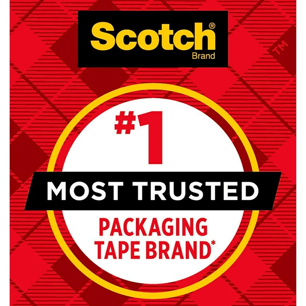 Hot Scotch 2" Handheld Packing Tape Dispenser, Red (MMMST181)
