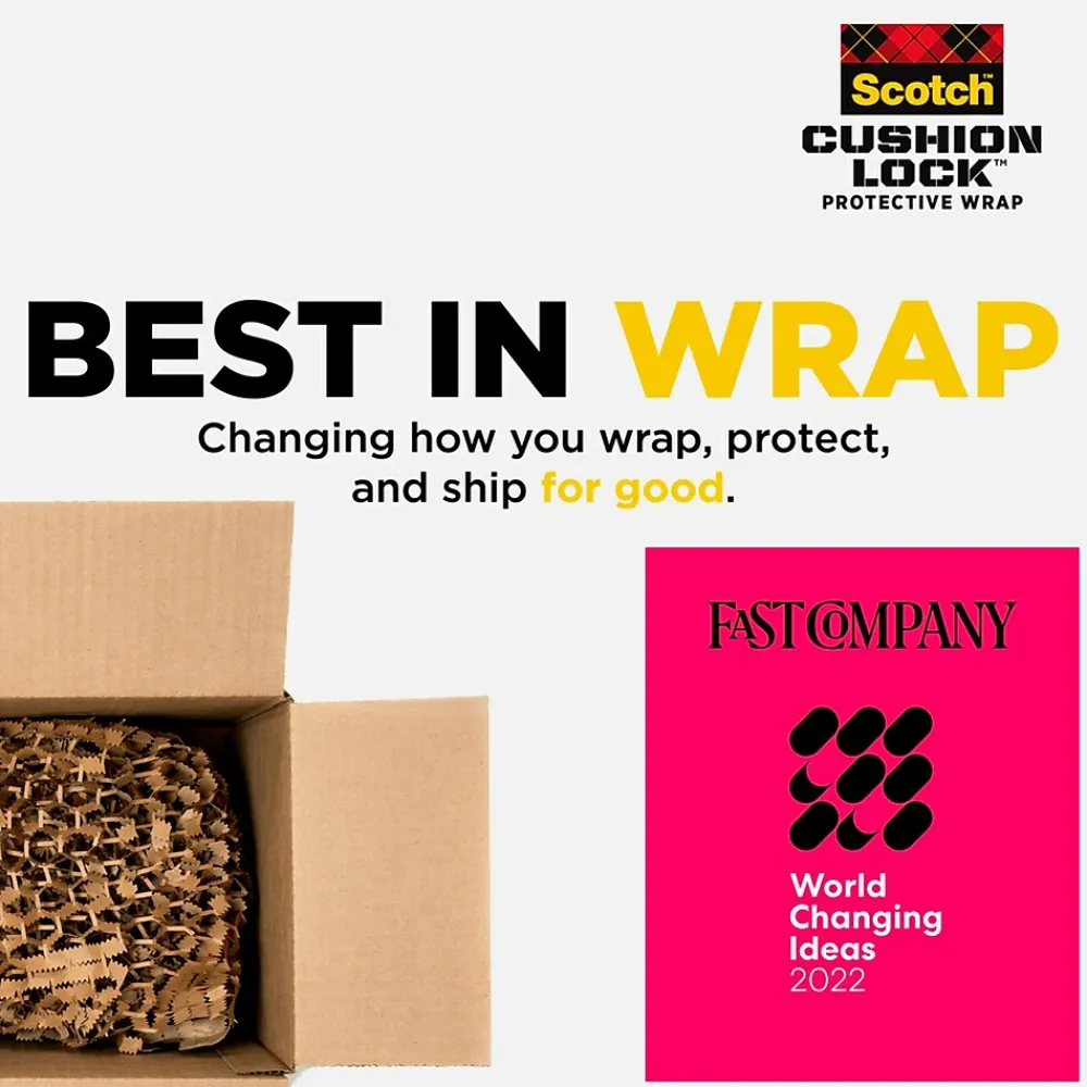 Scotch Cushion Lock Protective Wrap, 12 in x 175 ft (PCW-12175-DB)