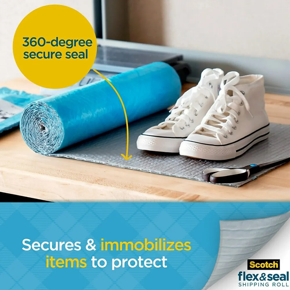 Best Scotch ™ Flex & Seal Shipping Roll Self-Sealing Padded Mailer, 15" x 10', Blue (FS-1510)