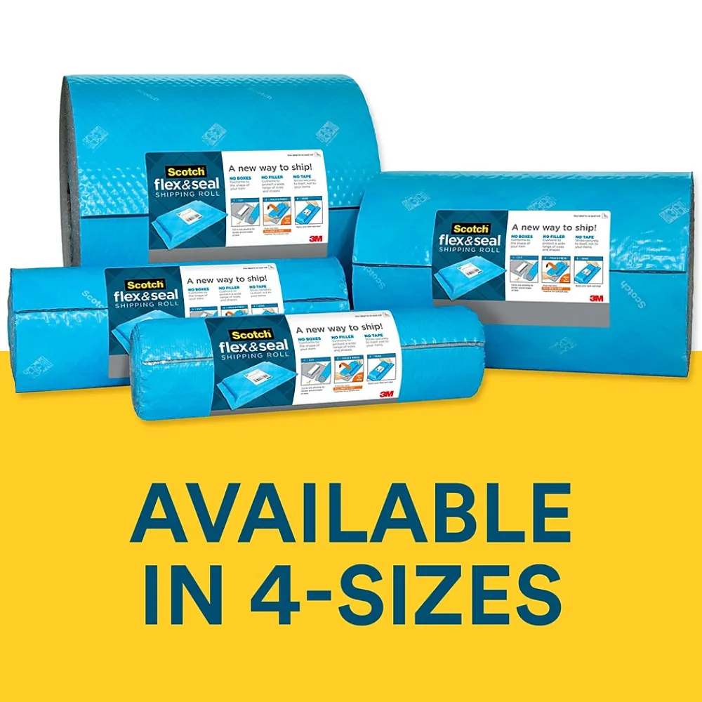 Best Scotch ™ Flex & Seal Shipping Roll Self-Sealing Padded Mailer, 15" x 10', Blue (FS-1510)