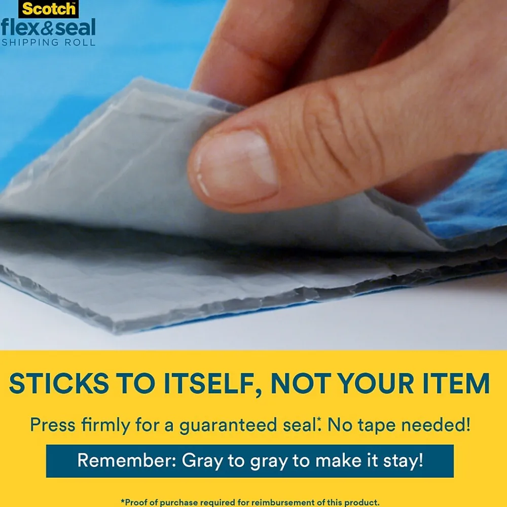 Best Scotch ™ Flex & Seal Shipping Roll Self-Sealing Padded Mailer, 15" x 10', Blue (FS-1510)