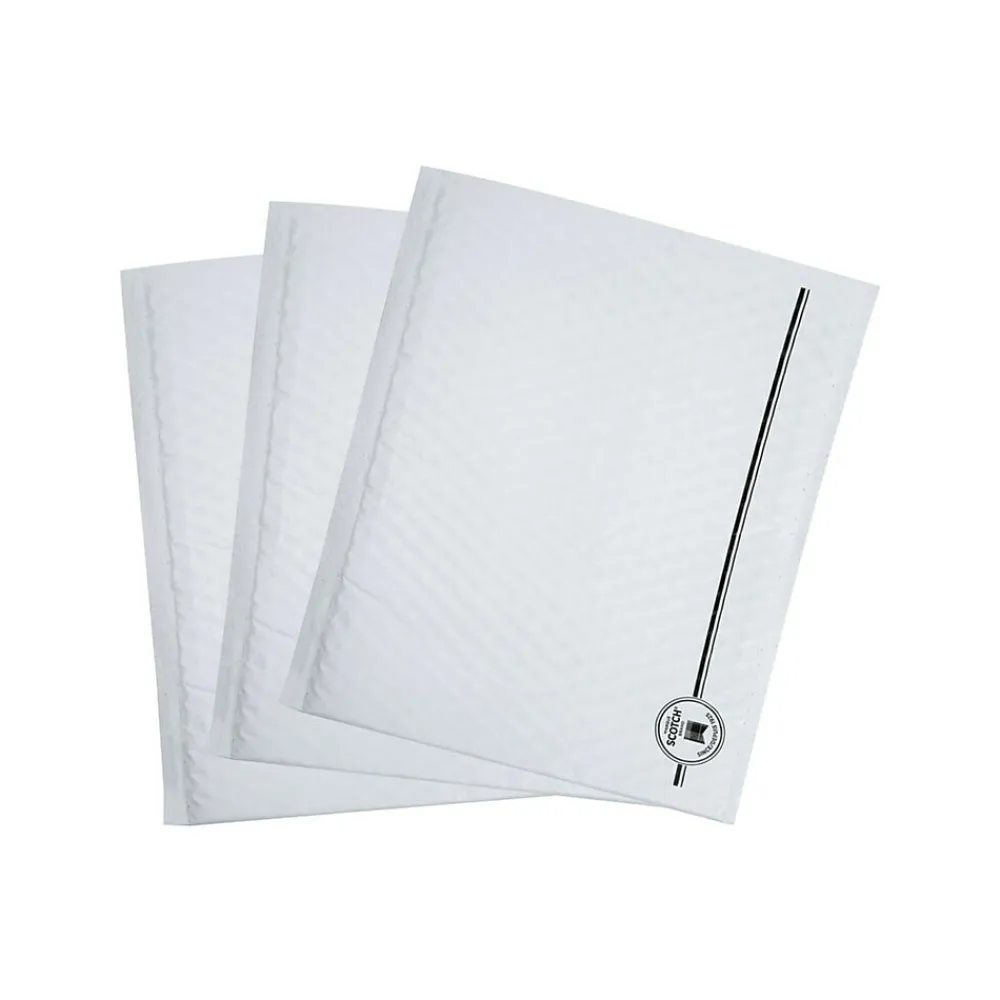 Discount Scotch Gusseted Bubble Mailer, 8.5 in x 11.5 in, 3 pack (8914G-3)