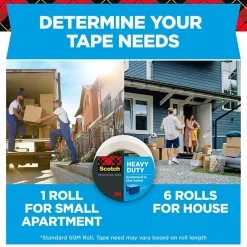 Sale Scotch Heavy Duty Heavy Duty Packing Tape with Dispenser, 1.88