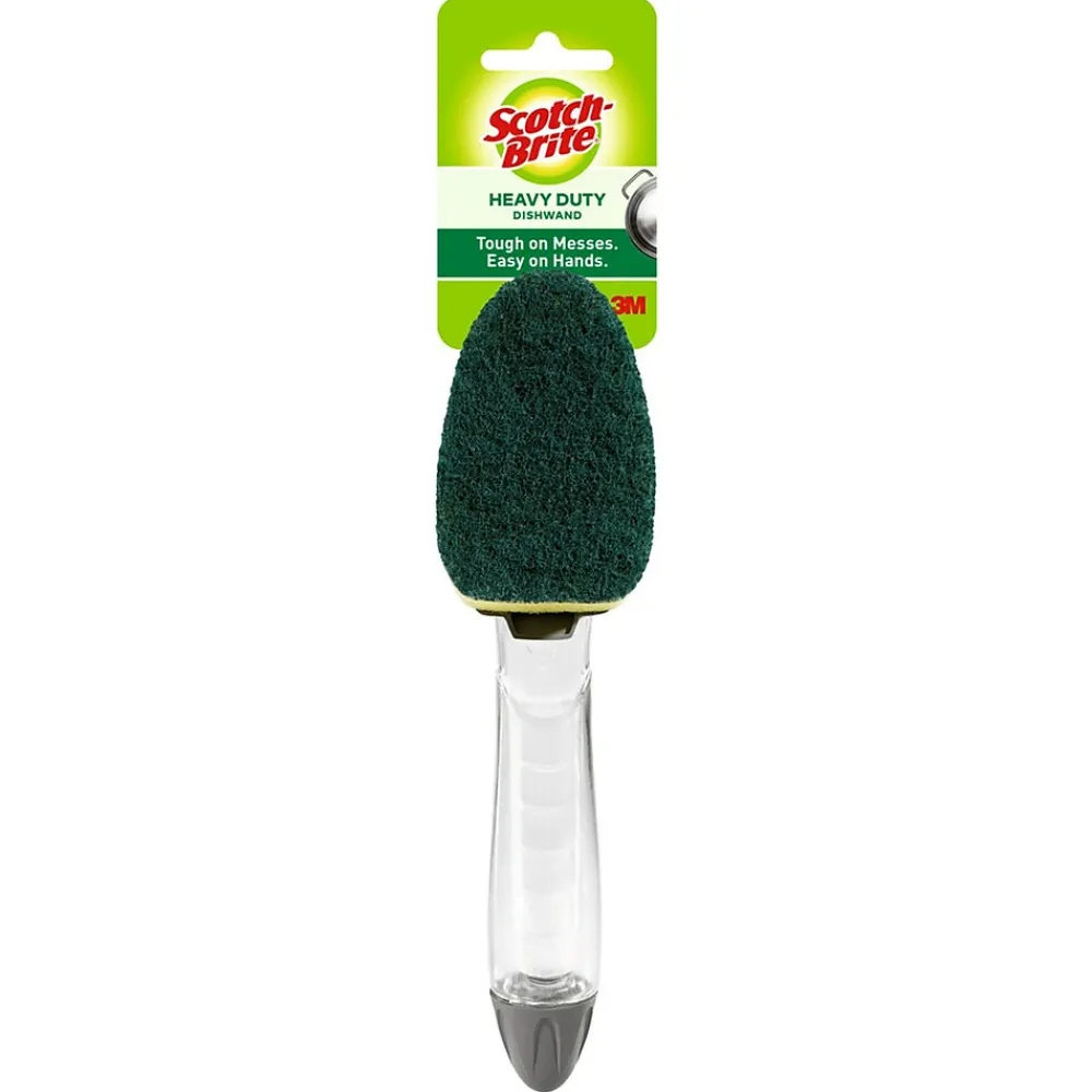 Heavy Duty Dishwand, Green/Yellow (650-4)<Scotch-Brite