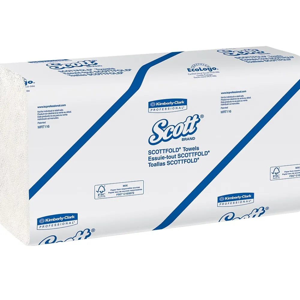 Scott Essential Multifold Paper Towels, 175 Sheets/Pack, 25 Packs/Carton (45957)